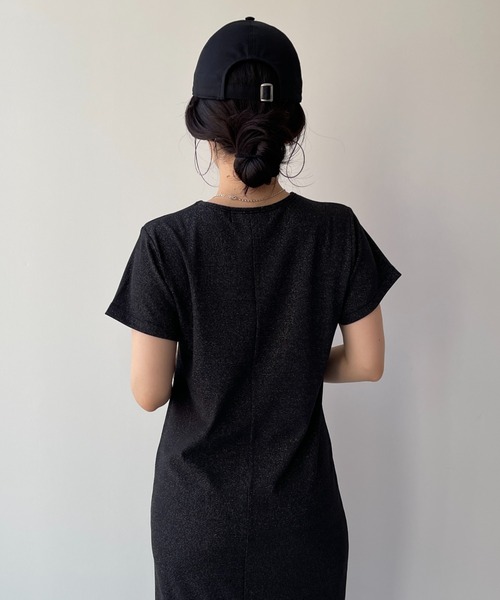 wee9s ワンピース shape up lame one piece / シェイプアップ