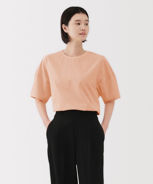 MUJI (無印良品) - 無印良品   涼感   半袖ブラウス　L2点他 MUJI (無印良品) - 無印良品 涼感 半袖ブラウス L2点他の通販 by