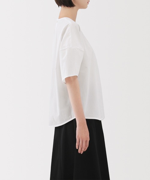 無印良品（MUJI） ブラウス シャツ 婦人 涼感 半袖ブラウス レディース