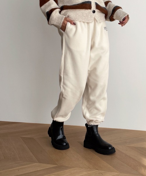 「CANAL JEAN」 イージーパンツ ONE SIZE アイボリー レディース_画像7