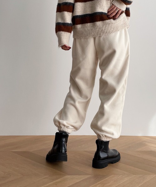 「CANAL JEAN」 イージーパンツ ONE SIZE アイボリー レディース_画像8