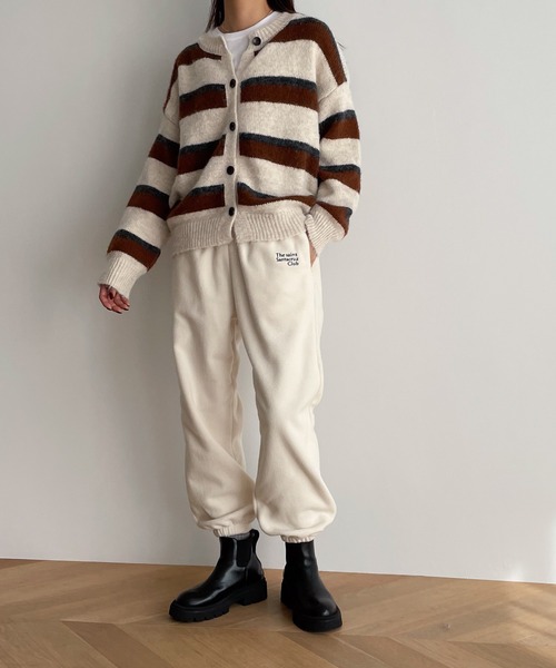 「CANAL JEAN」 イージーパンツ ONE SIZE アイボリー レディース_画像9