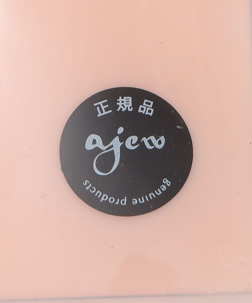 【美品】ajew ハートプラネットポケットiPhone15ケース ajew（エジュー） スマホケース 「ajew」PVC HEART PLANET POCKET