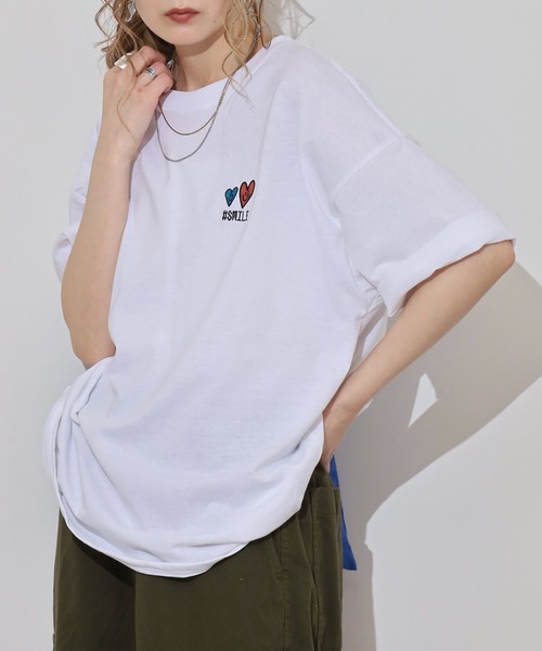 SMILEY FACE（スマイリーフェイス） tシャツ ワイドシルエット半袖T