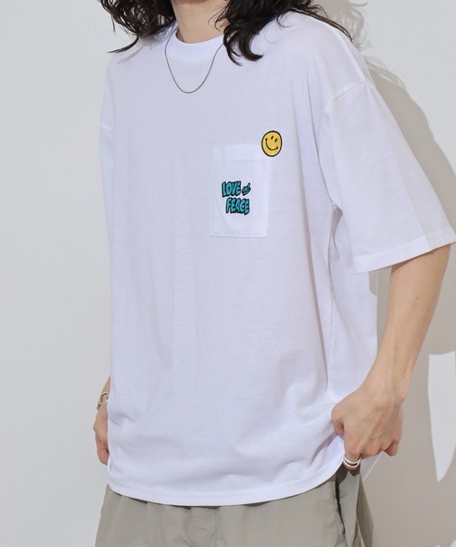 スマイリー様 SMILEY FACE（スマイリーフェイス） tシャツ ワイドシルエット半袖T