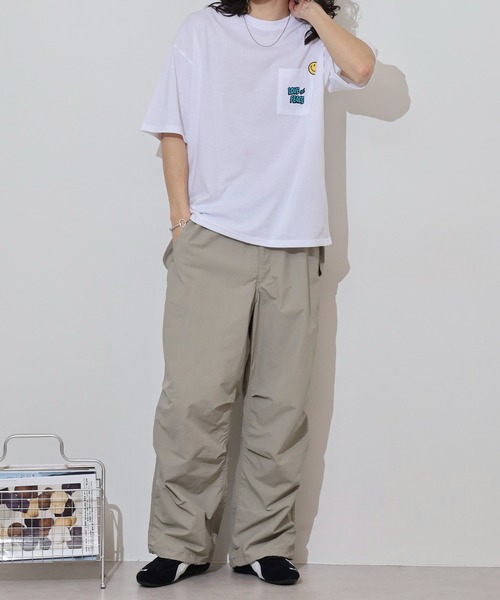 SMILEY FACE（スマイリーフェイス） tシャツ ワイドシルエット半袖T