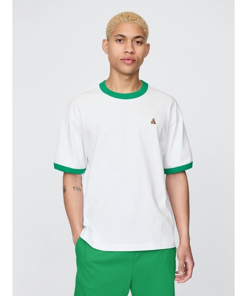 GAP（ギャップ） tシャツ ブラナンベア リンガーTシャツ メンズ