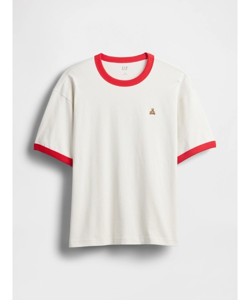 GAP  Tシャツ　ペア GAP（ギャップ） tシャツ ブラナンベア リンガーTシャツ メンズ