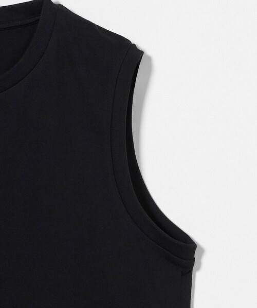 R★  Jeans★ノースリーブ Tシャツ コットン SHIPS タンクトップ ノースリーブ オーガニック コットン 2WAY