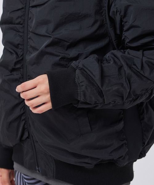 「NERGY」 中綿ブルゾン FREE ブラック レディース_画像5