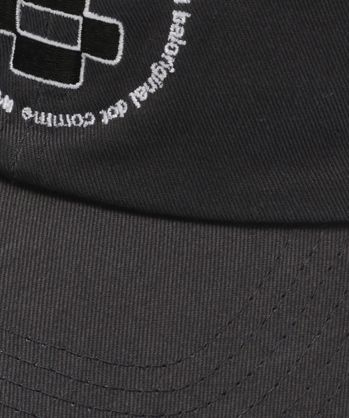 bal original バル　キャップ　チャコール bal original バル COTTON 6-PANEL HAT キャップ (gray