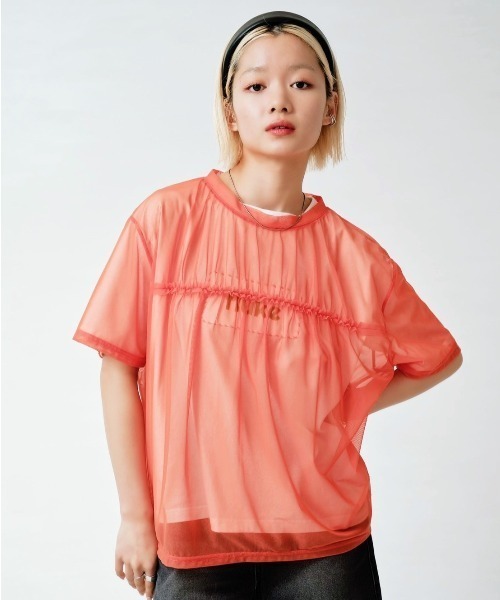 tシャツ HCAE　TULLE  Tシャツ レディース