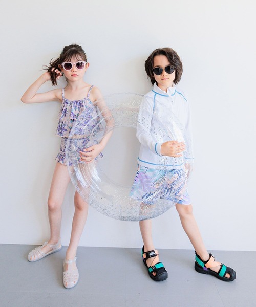 RUSTY（ラスティ） 水着 「」別注SWIMフリルセパレート(KIDS) キッズ