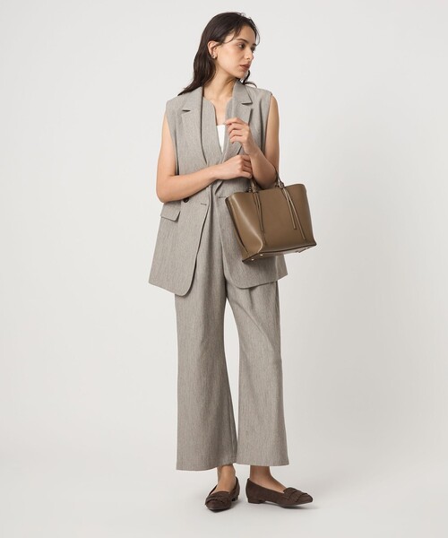 【超美品】タッセルトートショルダーバッグ 2WAY タッセルハンドル トートバッグ / ショルダーバッグ