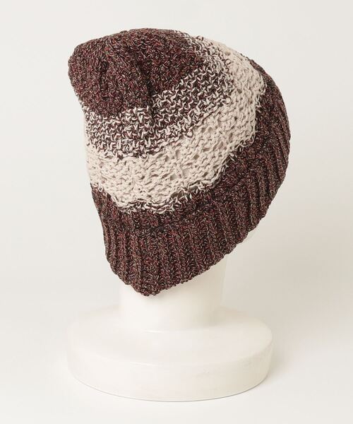 cecilie telle  ニット帽 cableami(ケーブルアミ) リネンニットキャップ 春夏 メンズ