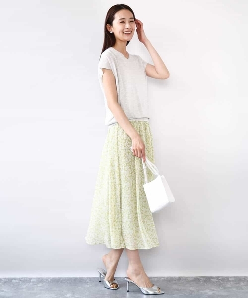 新品未使用　OBLI ハートシフォンスカート ハートシフォンスカート | BOTTOMS | OBLI