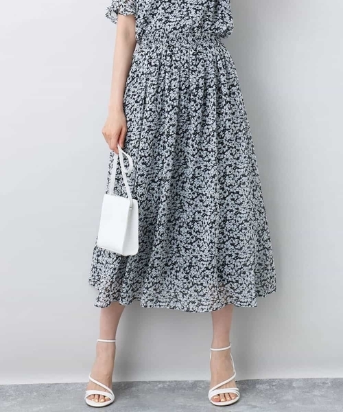 小花柄ミキミニ専用♡ MK MICHEL KLEIN（エムケー ミッシェルクラン） スカート 小花柄