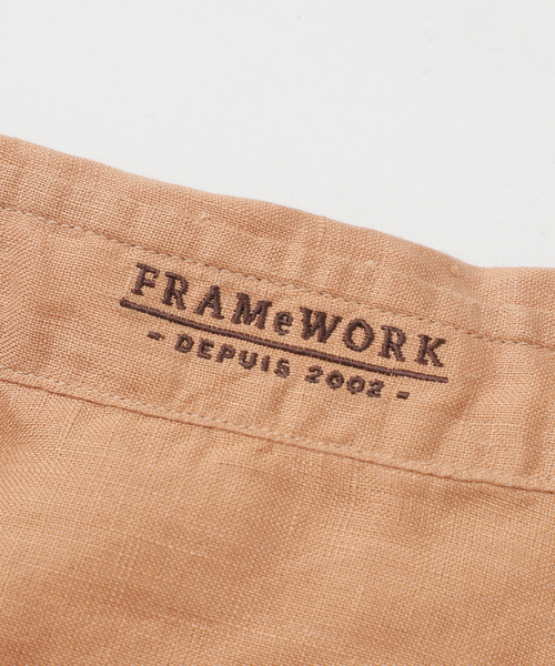 FRAMeWORK ブラウス シャツ 「追加」フレンチリネンレギュラー