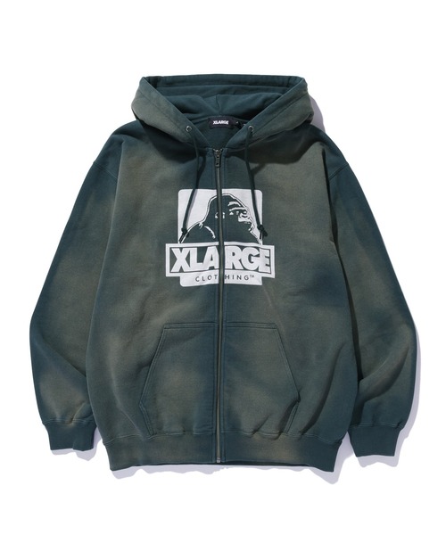 パーカー DISCHARGE PRINTED OG ZIP HOODED SWEATSHIRT メンズ レディースの画像