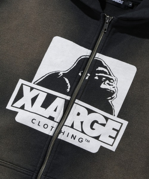 パーカー DISCHARGE PRINTED OG ZIP HOODED SWEATSHIRT メンズ レディースの画像