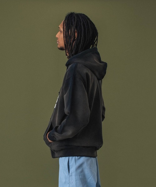パーカー DISCHARGE PRINTED OG ZIP HOODED SWEATSHIRT メンズ レディースの画像