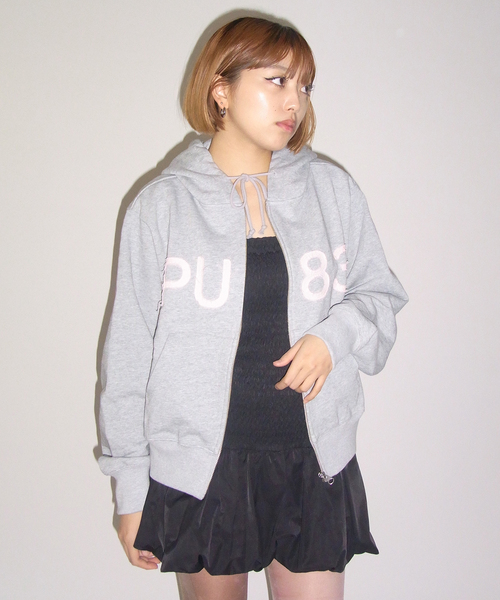 パーカー 「追加」IPU83 Flont Zip Hoodie レディース メンズ