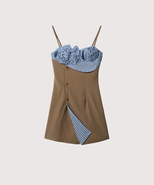 LA POMME petitワンピース LA POMME petit ワンピース Pollo Collar Elegant Onepiece