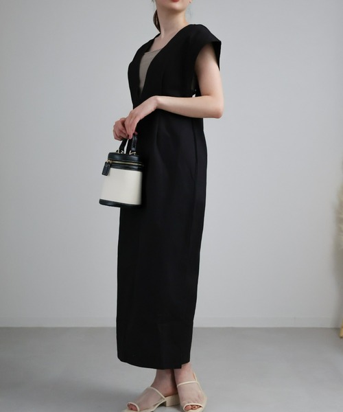 「sakishimatokyo」 半袖ワンピース FREE アイボリー レディース_画像6