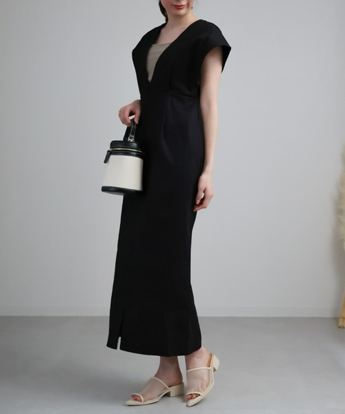 「sakishimatokyo」 半袖ワンピース FREE アイボリー レディース_画像9