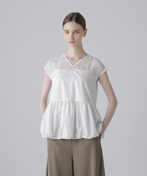 ADORE ブラウス シャツ プレーンストレッチブラウス レディース