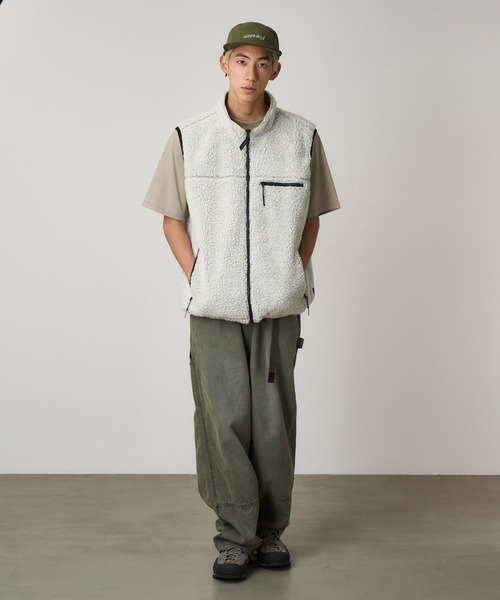 Gramicci（グラミチ） ベスト ジレ REVERSIBLE SHERPA VEST