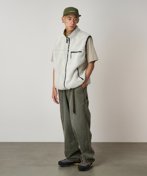 GRAMICCI ベスト ジレ REVERSIBLE SHERPA VEST｜リバーシブルシェルパ