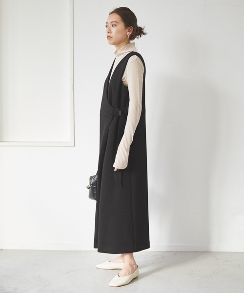 「AZUL ENCANTO」 サロペットスカート MEDIUM ベージュ レディース_画像2
