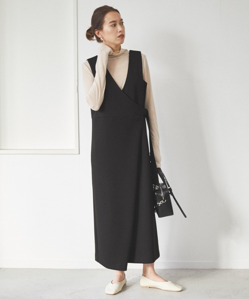 「AZUL ENCANTO」 サロペットスカート MEDIUM ベージュ レディース_画像3