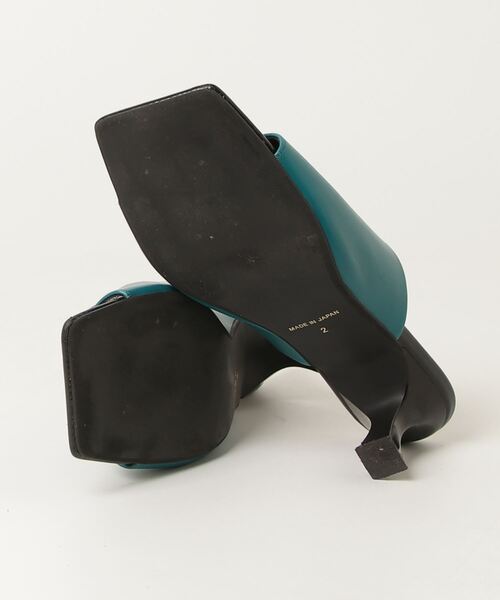 「CITY」 ミュール 2 グリーン レディース_画像3