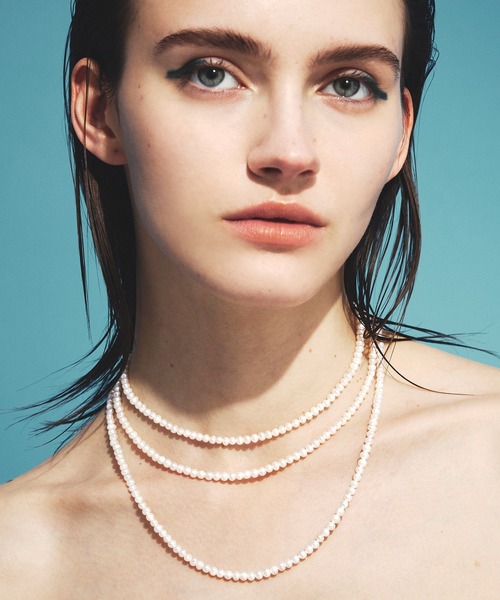 ネックレス 「les bon bon」steady pearl matinee necklace/ステディ パール マチネ ネックレス BOB772の画像