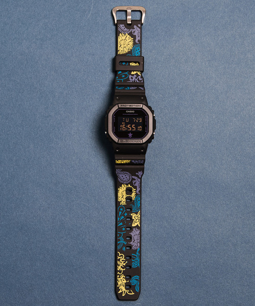 G-SHOCK DW 腕時計 G-SHOCKスケルトン腕時計、ネオンカラーを効かせたスクエア型
