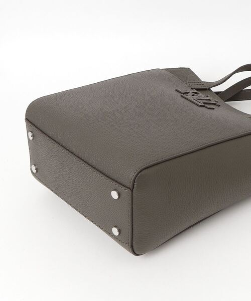 高級 RALPH LAUREN 鐙チャーム A4可 本革 トートバッグ e647 LAUREN RALPH LAUREN（ローレン ラルフローレン） トートバッグ