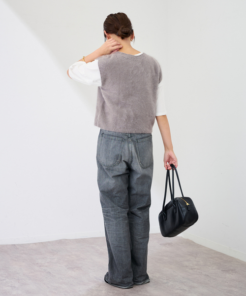 FRAMeWORK（フレームワーク） ベスト ジレ enrica/エンリカ カシミヤ