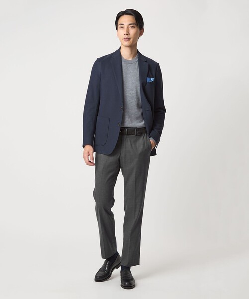 green label relaxing スラックス TW サキソニー アジャスター
