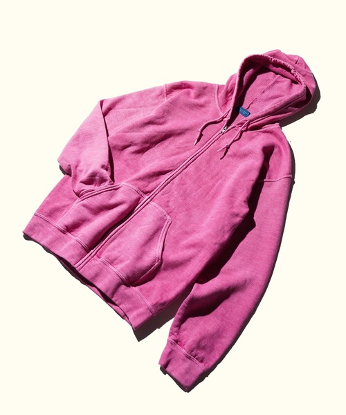 希少　90s USA製CONSOLIDATED ジップアップパーカー TOWNCRAFT（タウンクラフト） パーカー 裏起毛 90S PIGMENT FULL ZIP