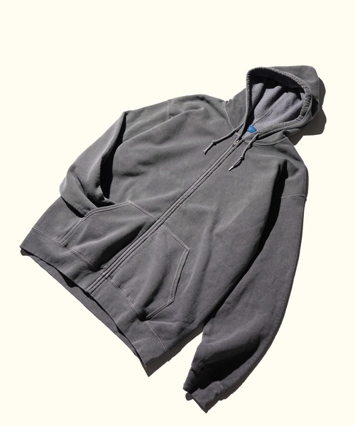 TOWNCRAFT（タウンクラフト） パーカー 90S PIGMENT FULL ZIP HOODIE