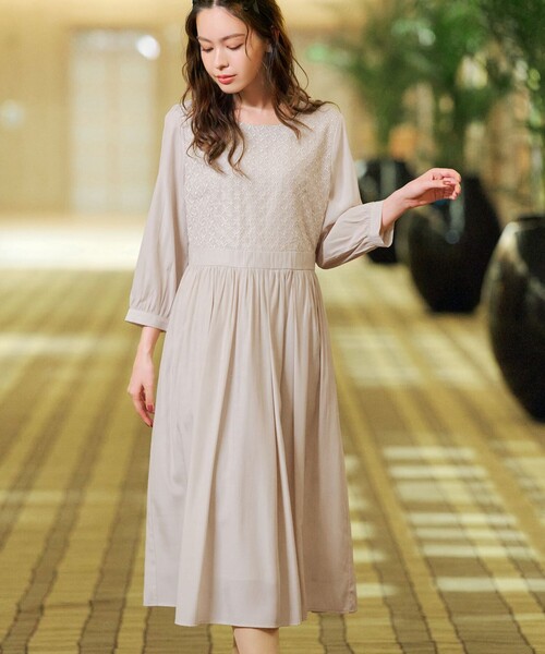 Tiaclasse ワンピース レース切替ワンピース : ZOZOTOWN Yahoo!店
