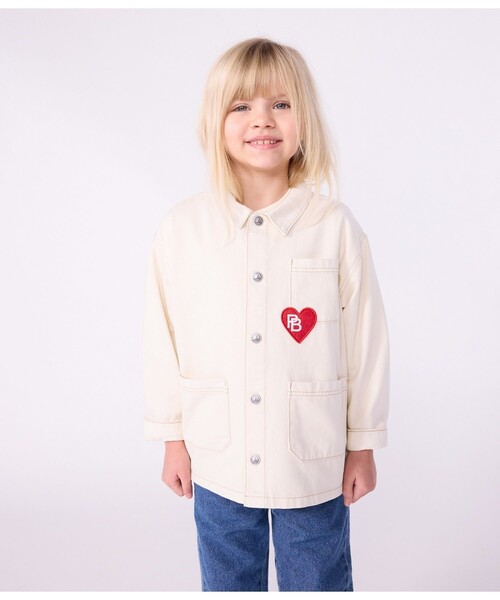 PETIT BATEAU（プチバトー） ミリタリージャケット モッズコート 