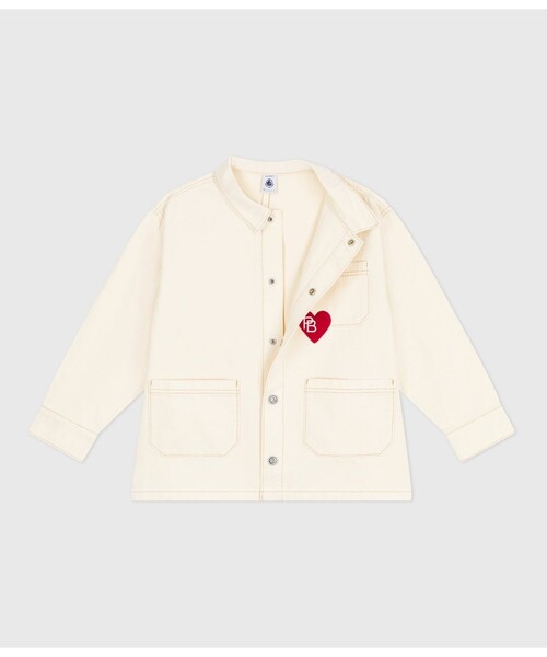 PETIT BATEAU（プチバトー） ミリタリージャケット モッズコート
