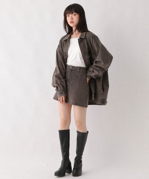 Heather（ヘザー） tシャツ カップ付きオフショルTEE 599323