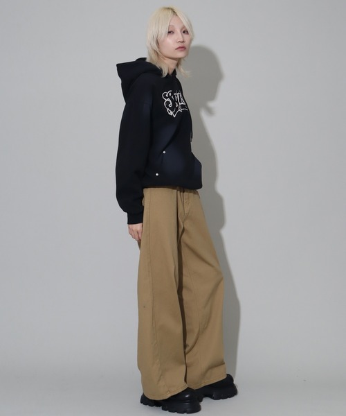 SEQUENZE パーカー 「SEQUENZ/シークエンズ」Fringe logo pullover