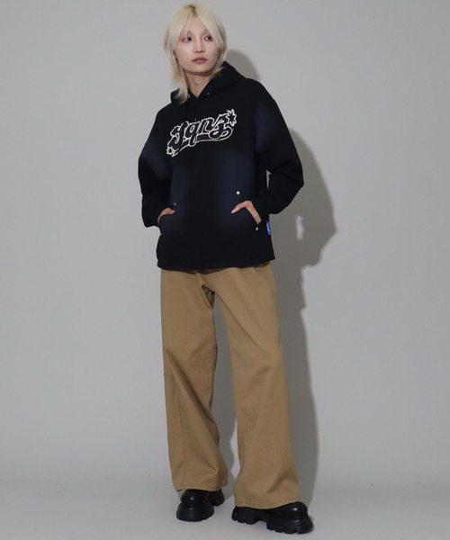 SEQUENZE パーカー 「SEQUENZ/シークエンズ」Fringe logo pullover