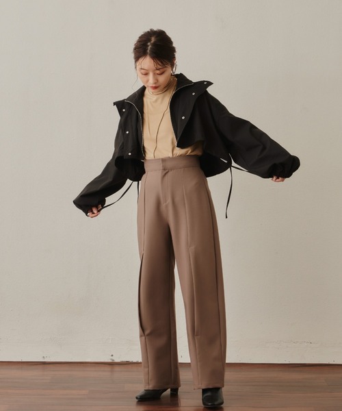 「VANNIE U」 マウンテンパーカー FREE アイボリー レディース_画像4