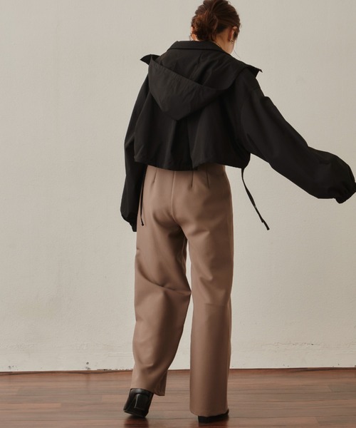 「VANNIE U」 マウンテンパーカー FREE アイボリー レディース_画像5